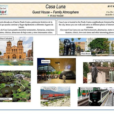 Casa Luna -Estrategica Ubicacion- Medellín Eksteriør billede