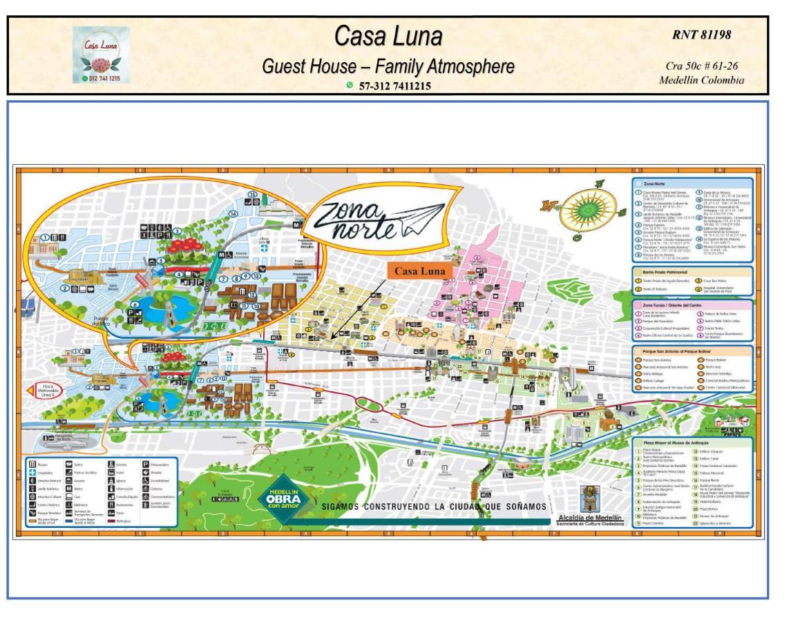 Casa Luna -Estrategica Ubicacion- Medellín Eksteriør billede